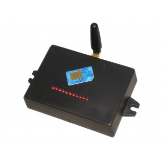 Автономний (з батарейним живленням) контроллер-820 8 канальний GSM пристрій дистанційного керування з 2 зонною GSM сигналізацією